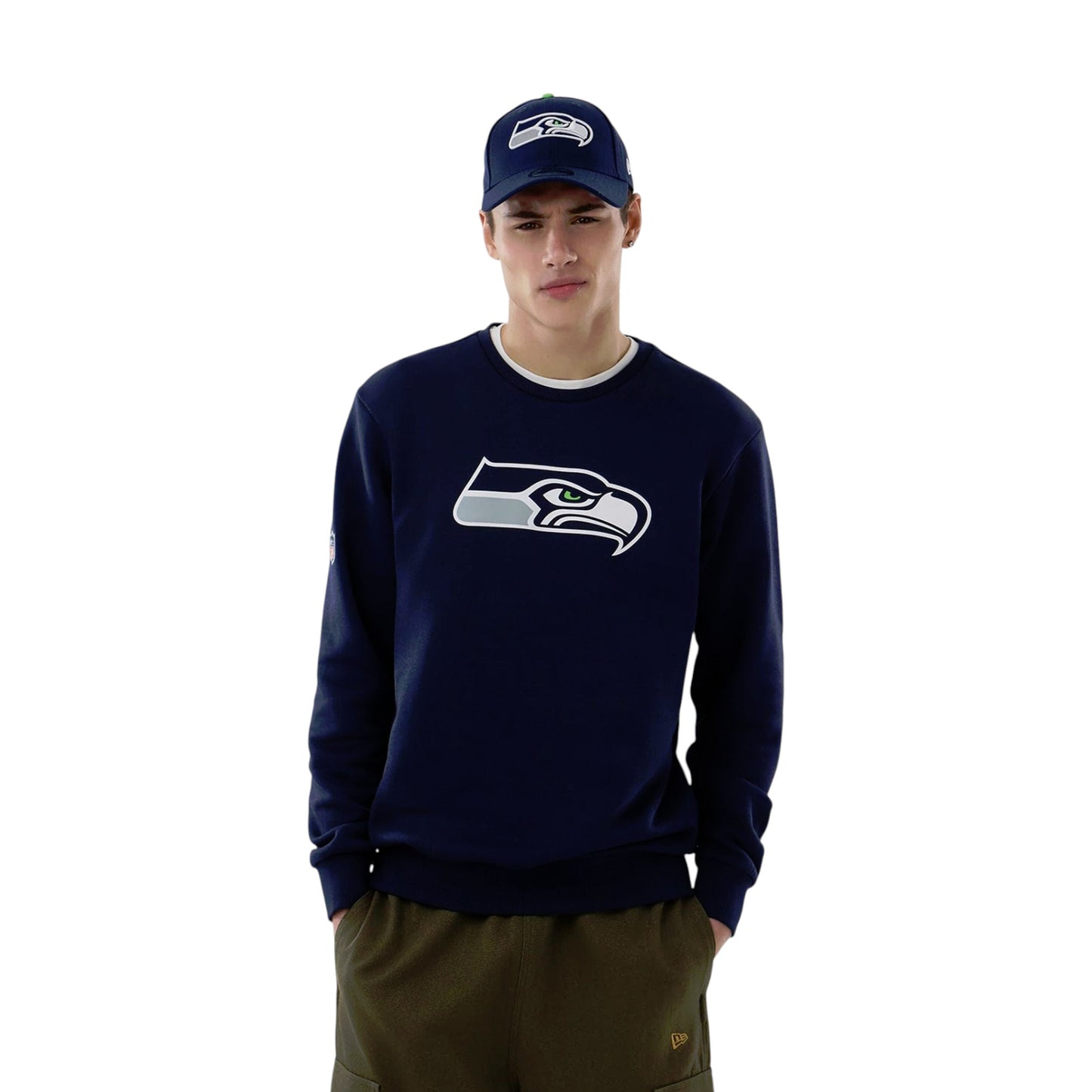 New Era Herren Sweatshirt NFL Seattle Seahawks navy