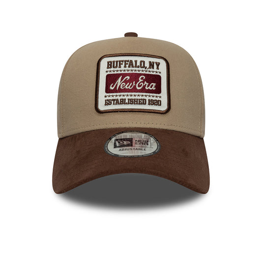 New Era 9FORTY Cap New Era Patch light beige
