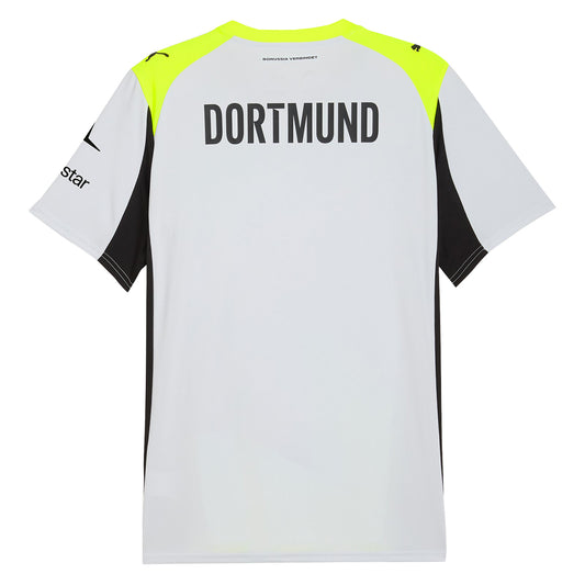 PUMA Borussia Dortmund BVB Auswärtstrikot 2025/26 white/black/yellow