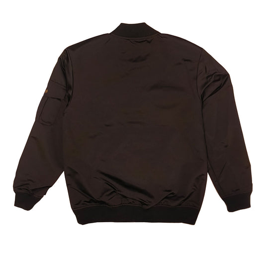 Mitchell & Ness Herren Jacke Los Angeles Kings Team Leader Satin Bomber black