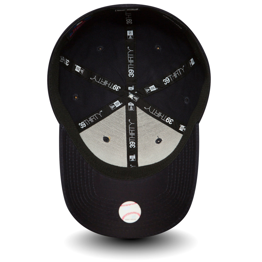 New Era 39THIRTY Curved Cap New York Yankees Basic navy/white