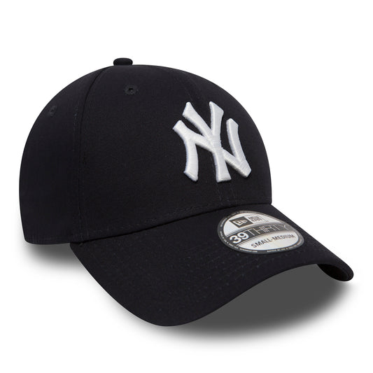 New Era 39THIRTY Curved Cap New York Yankees Basic navy/white