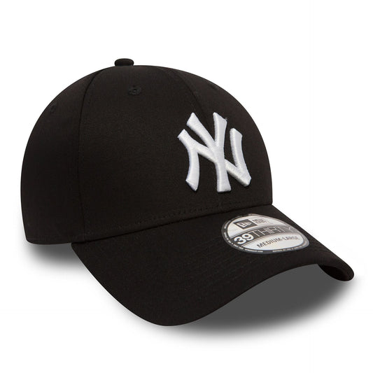 New Era 39THIRTY Curved Cap New York Yankees Basic black/white