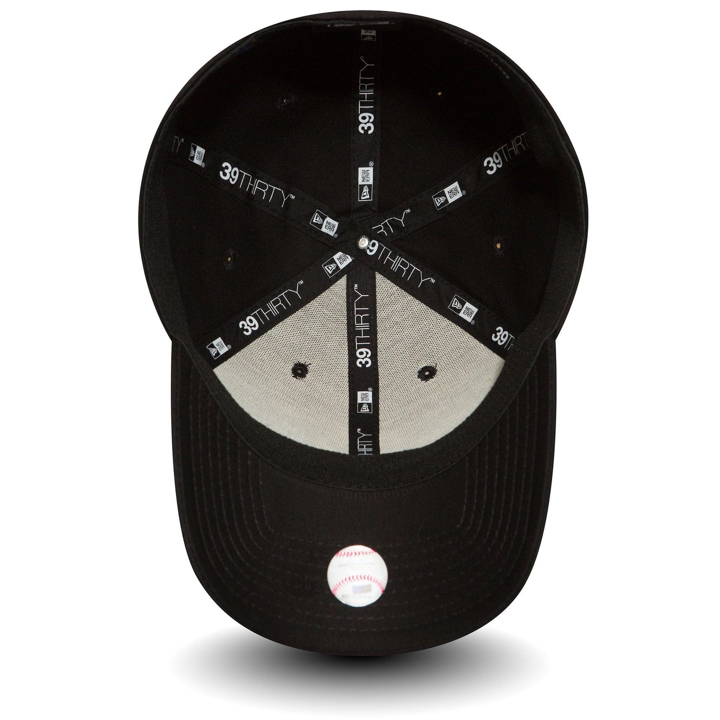New Era 39THIRTY Curved Cap New York Yankees Basic black/white