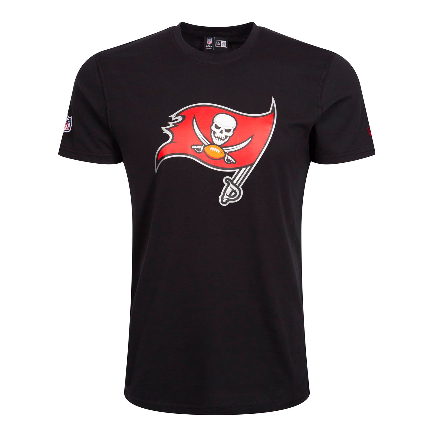 New Era Herren T-Shirt NFL Tampa Bay Buccaneers Logo schwarz