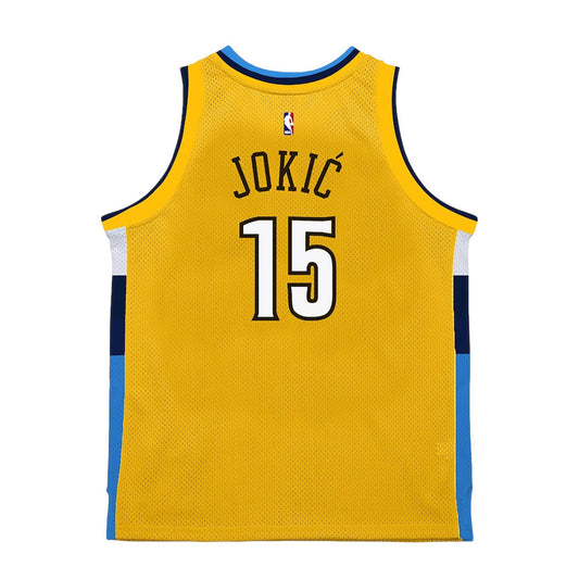 Mitchell & Ness Swingman Jersey Denver Nuggets Nikola Jokic 2017/18 yellow