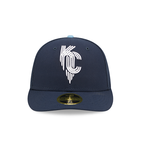 New Era 59FIFTY Cap Kansas City Royals MLB City Connect 2025 Low Profile blue