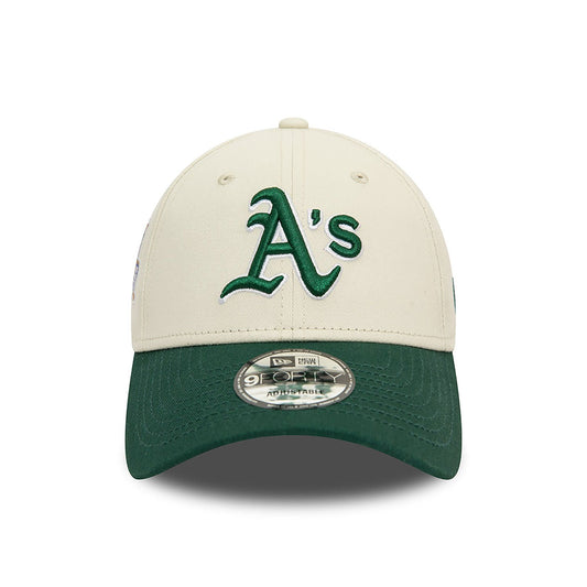 New Era 9FORTY Cap Oakland Athletics World Series green