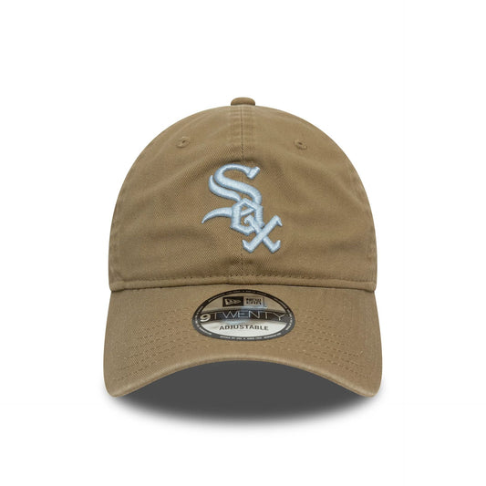 New Era 9TWENTY Cap Neutral Washed Chicago White Sox brown