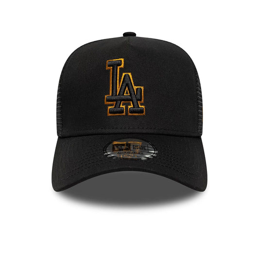 New Era 9FORTY E-Frame Trucker Cap Los Angeles Dodgers MLB Outline black