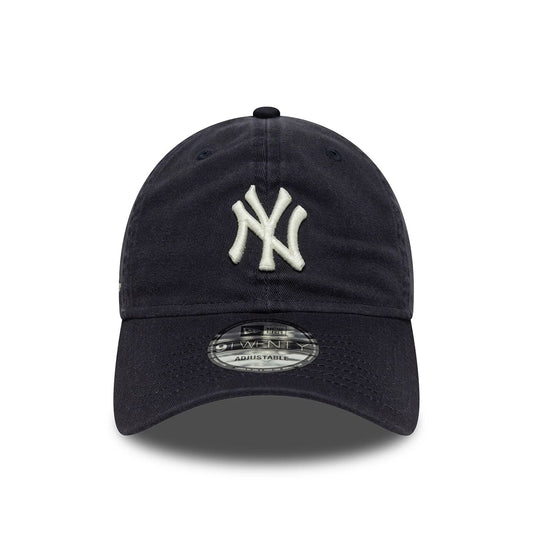 New Era 9TWENTY Cap New York Yankees MLB Washed Script navy