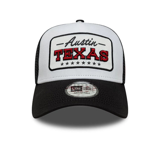 New Era 9FORTY Trucker Cap Location Patch black