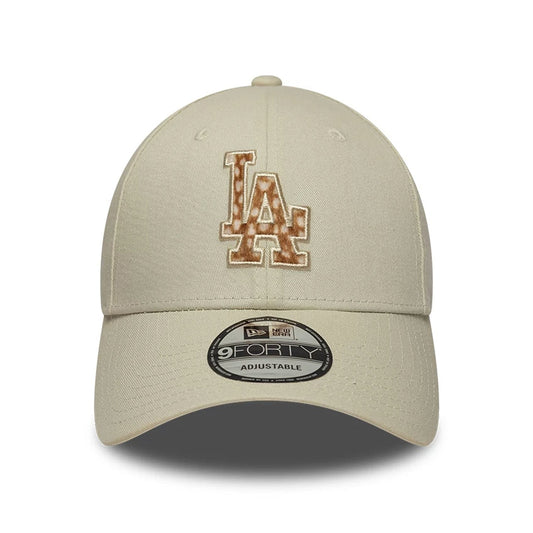 New Era 9FORTY Cap Los Angeles Dodgers Animal light beige