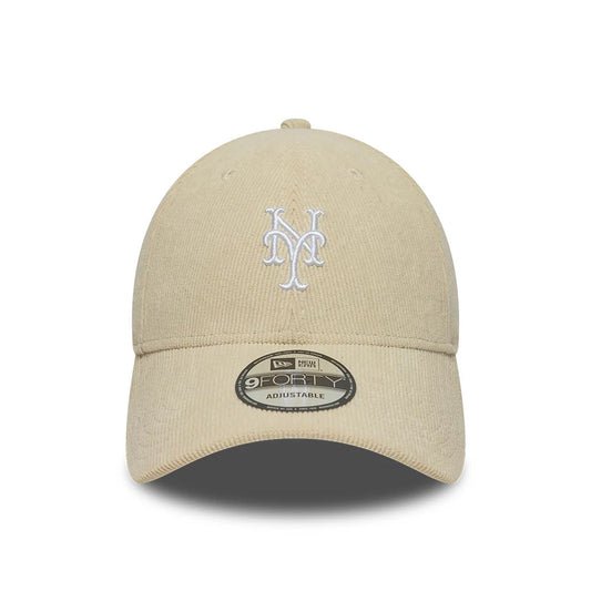 New Era 9FORTY Cap New York Mets MLB Soft Cord cream