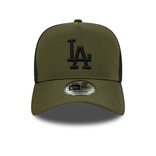 New Era 9FORTY Trucker Cap Los Angeles Dodgers MLB Sport dark green