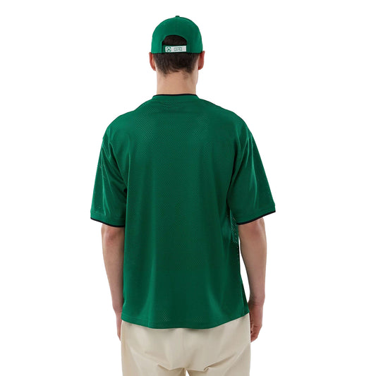 New Era Herren T-Shirt Mesh Oversized NBA Boston Celtics green