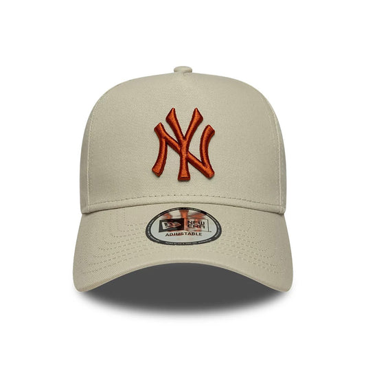New Era 9FORTY Cap MLB League Essential New York Yankees light beige