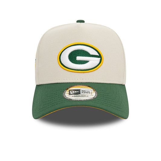 New Era 9FORTY E-Frame Cap Green Bay Packers NFL beige