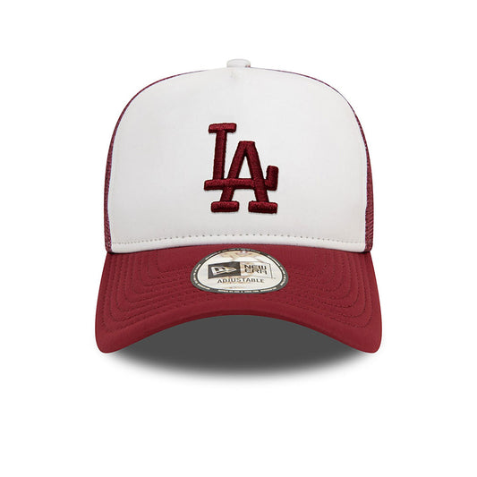 New Era 9FORTY E-Frame Trucker Cap LA Dodgers World Series red
