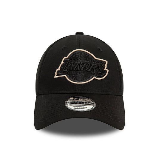 New Era 9FORTY Cap LA Lakers Team Outline black