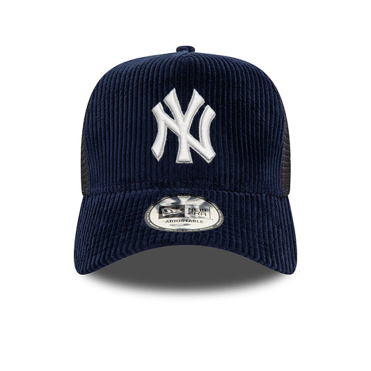 New Era 9FORTY E-Frame Trucker Cap New York Yankees MLB Cord navy