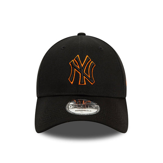 New Era 9FORTY Cap New York Yankees Team Outline black/orange