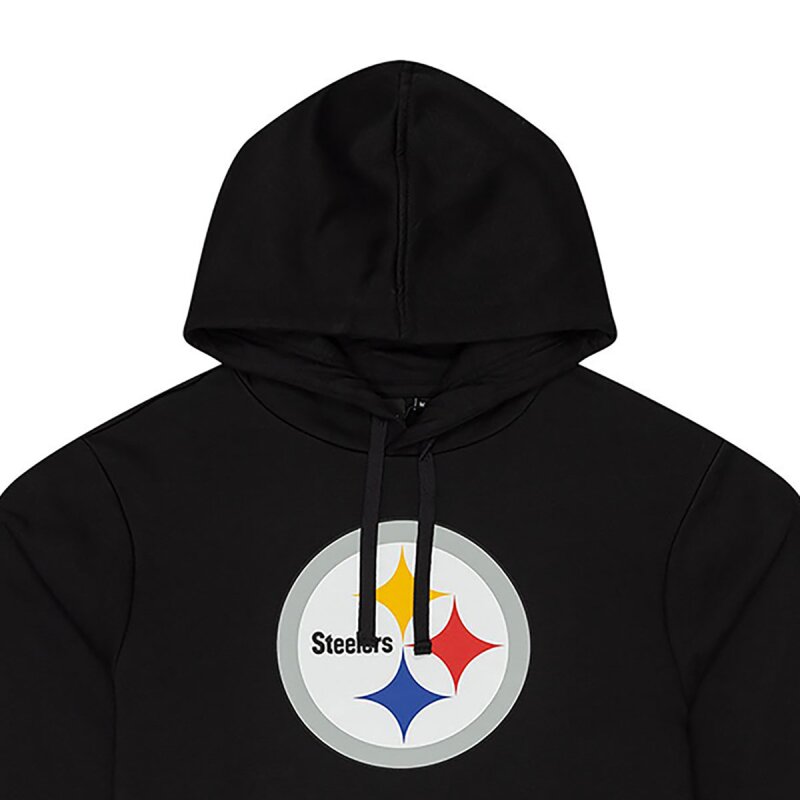 New Era Herren Hoodie NFL Pittsburgh Steelers Logo schwarz