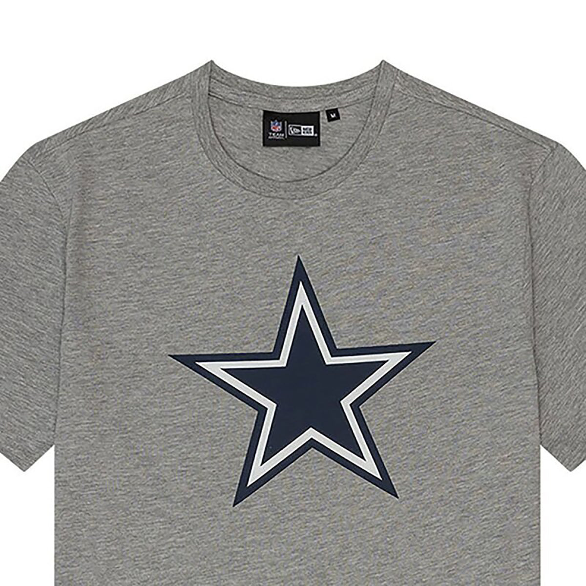 New Era Herren T-Shirt NFL Dallas Cowboys Logo grau
