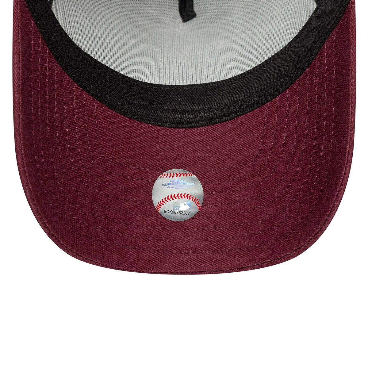 New Era 9FORTY E-Frame Trucker Cap LA Dodgers MLB League Essential dark red