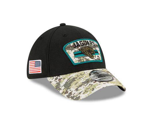 New Era 39THIRTY Cap Salute To Service 3930 Jacksonville Jaguars black