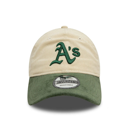 New Era 9TWENTY Cap Oakland Athletics Block Cord beige
