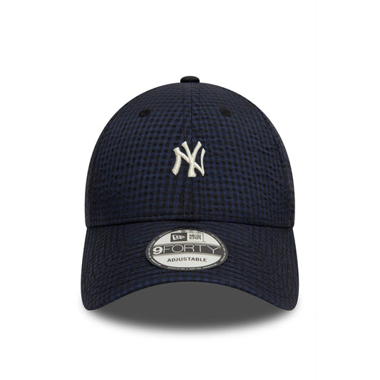 New Era 9FORTY Cap New York Yankees Seersucker navy