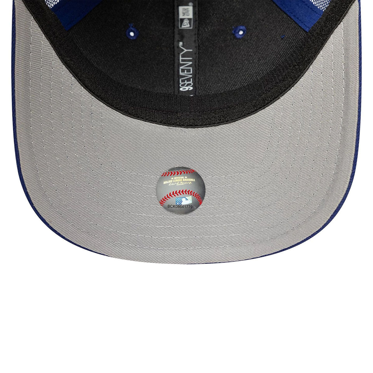 New Era 9SEVENTY Stretch Snap Cap LA Dodgers MLB Official Team Colour dark blue