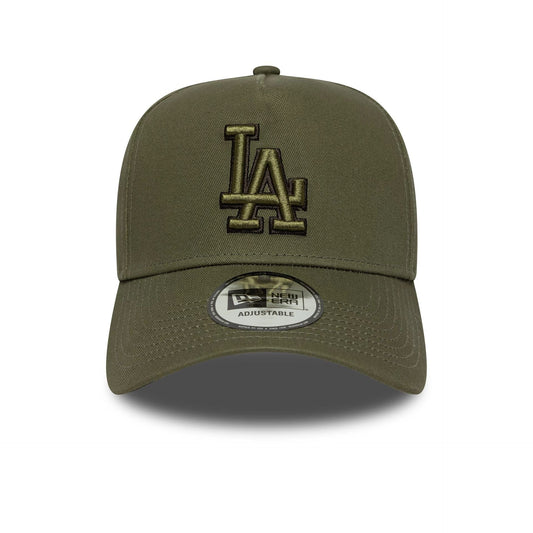 New Era 9FORTY E-Frame Cap LA Dodgers Team Outline dark green