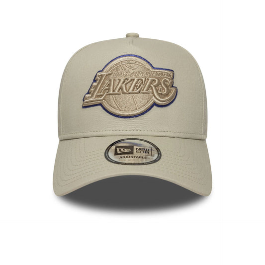 New Era 9FORTY E-Frame Cap LA Lakers Team Outline beige