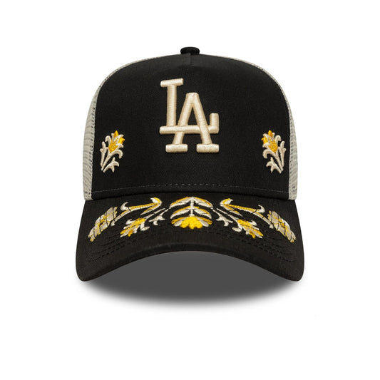 New Era A-Frame Trucker Cap LA Dodgers MLB Floral Icon black