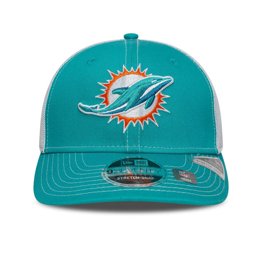 New Era 9SEVENTY Stretch Snap Cap Miami Dolphins NFL turquoise