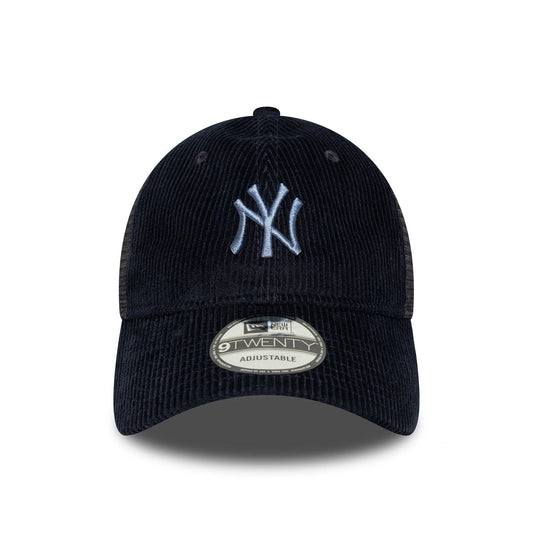 New Era 9TWENTY Trucker Cap New York Yankees MLB Cord navy