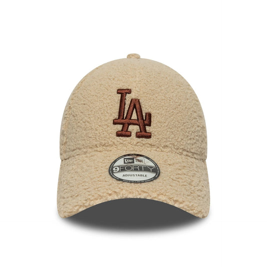 New Era 9FORTY Women Cap LA Dodgers Sherpa Borg beige