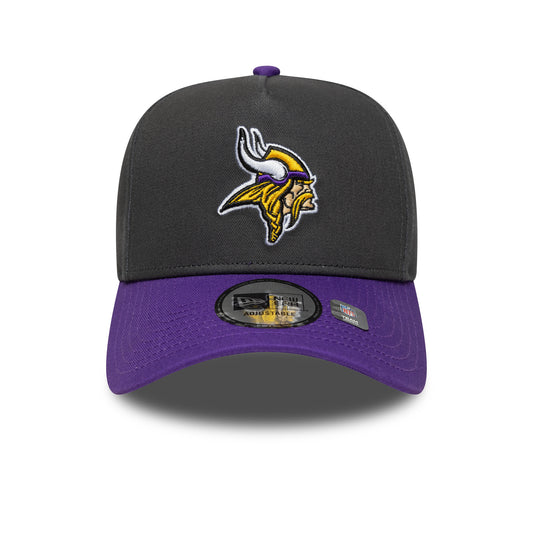 New Era 9FORTY E-Frame Cap Minnesota Vikings NFL Charcoal dark grey