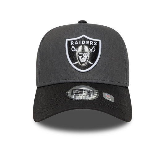 New Era 9FORTY E-Frame Cap Las Vegas Raiders NFL Charcoal dark grey