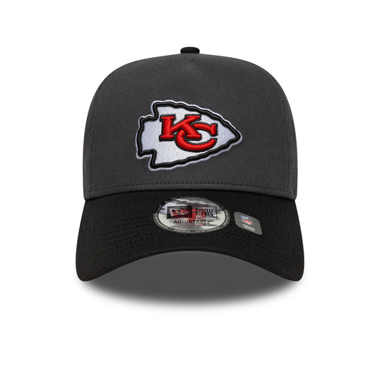New Era 9FORTY E-Frame Cap Kansas City Chiefs NFL Charcoal dark grey