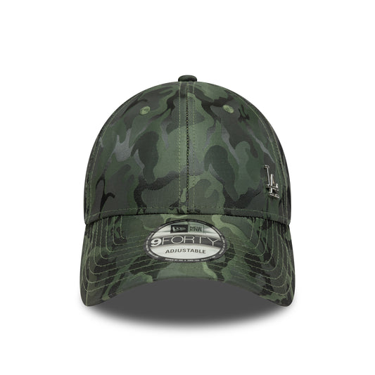 New Era 9FORTY Cap Los Angeles Dodgers MLB Camo Flawless Pin green