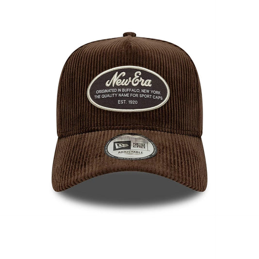 New Era 9FORTY E-Frame Cap Patch Cord dark brown