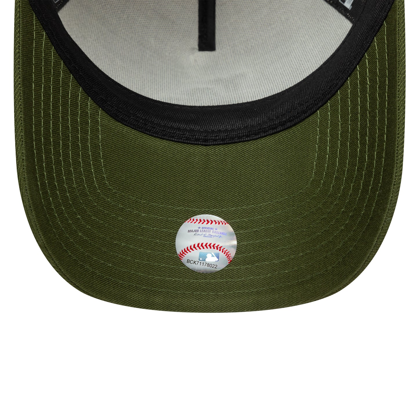 New Era 9FORTY E-Frame Cap Los Angeles Dodgers MLB World Series Patch beige