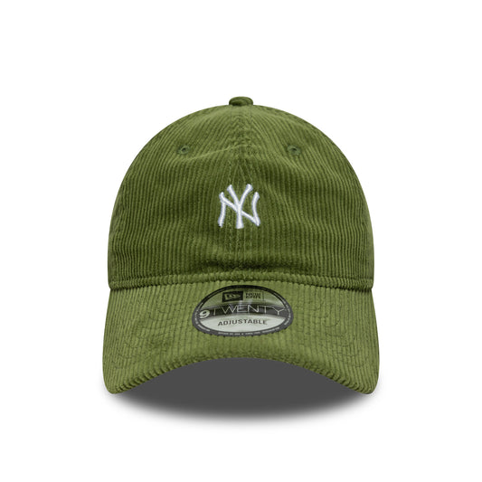 New Era 9TWENTY Cap New York Yankees MLB Cord dark green