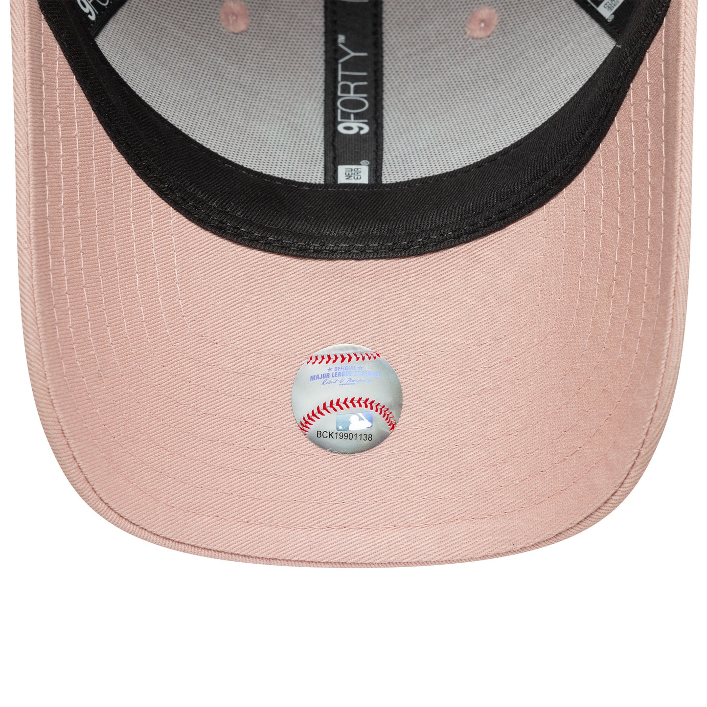New Era 9FORTY Damen Cap New York Yankees MLB Metallic Logo pink