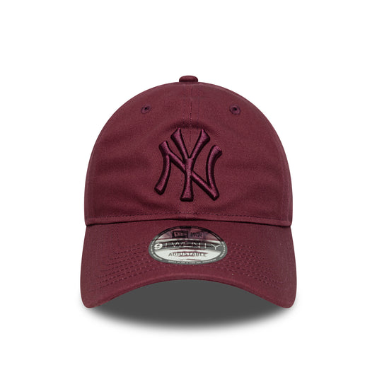 New Era 9TWENTY Cap New York Yankees MLB League Essential dark red