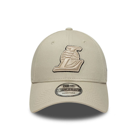 New Era 9FORTY Cap NBA Los Angeles Lakers Outline beige