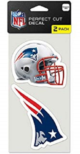 New England Patriots 2er Set Aufkleber Helm/Logo